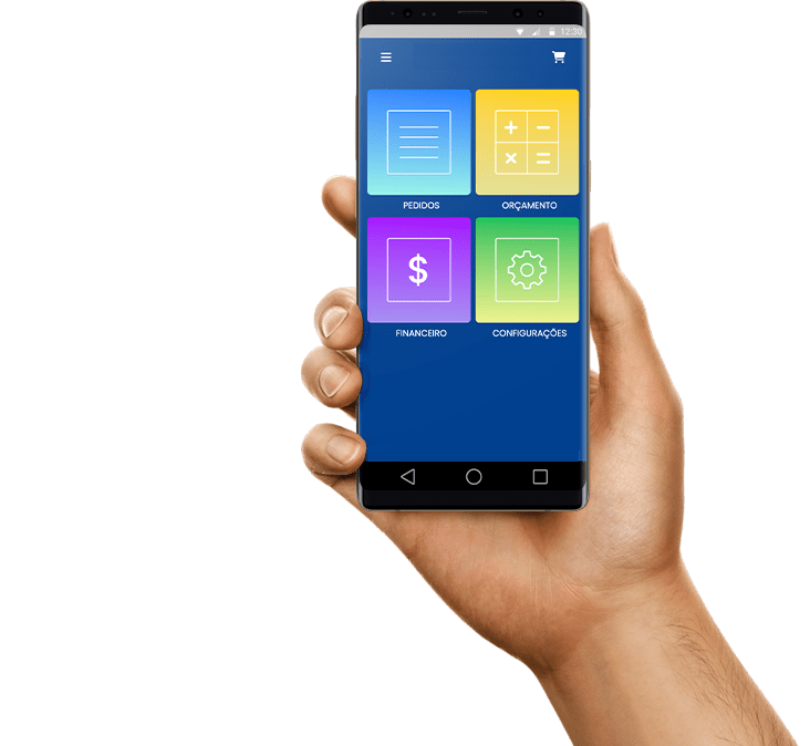 App GlassParceiro no celular